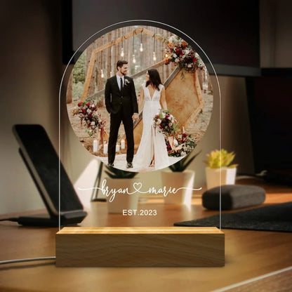 Custom LED Photo Engagement Frame