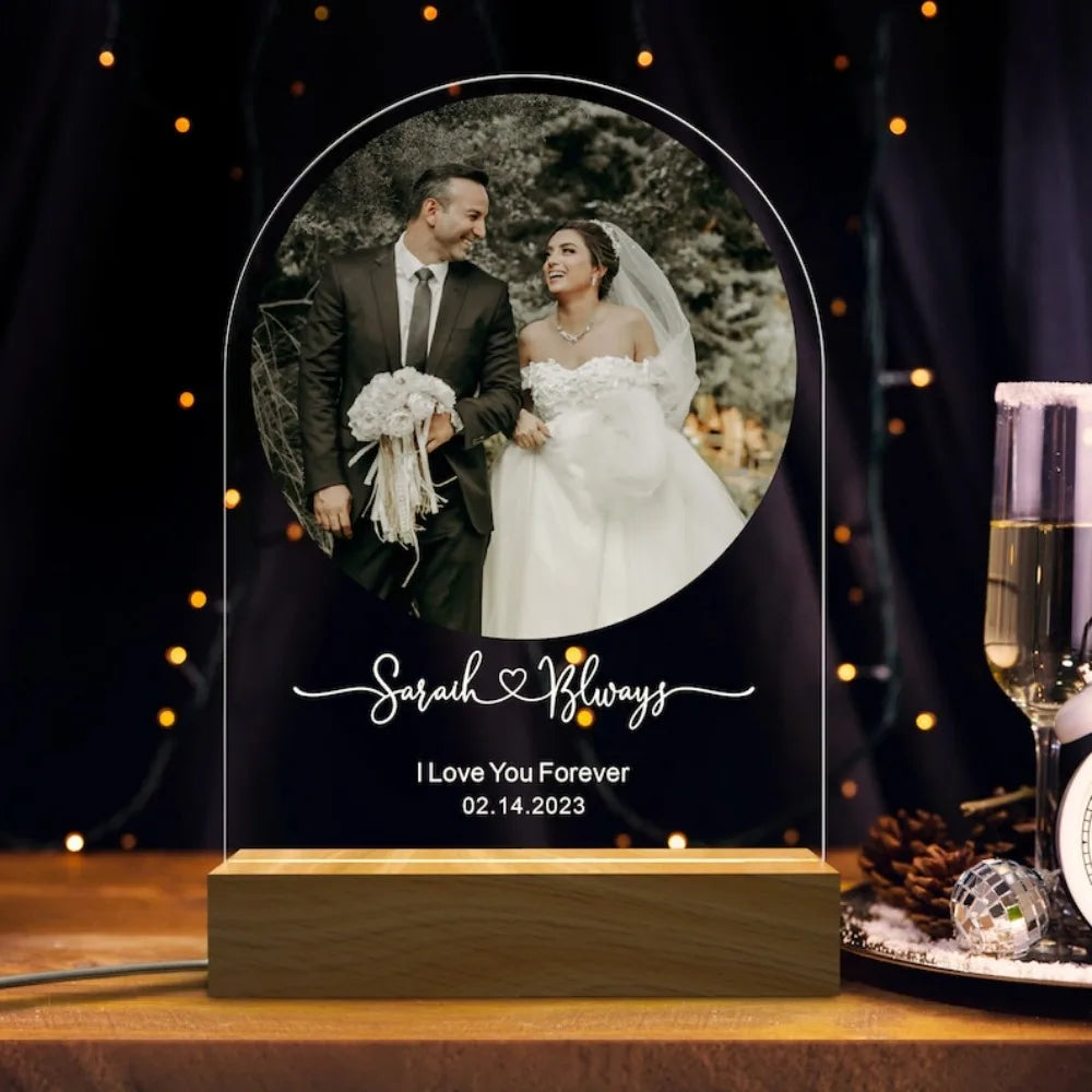 Custom LED Photo Engagement Frame