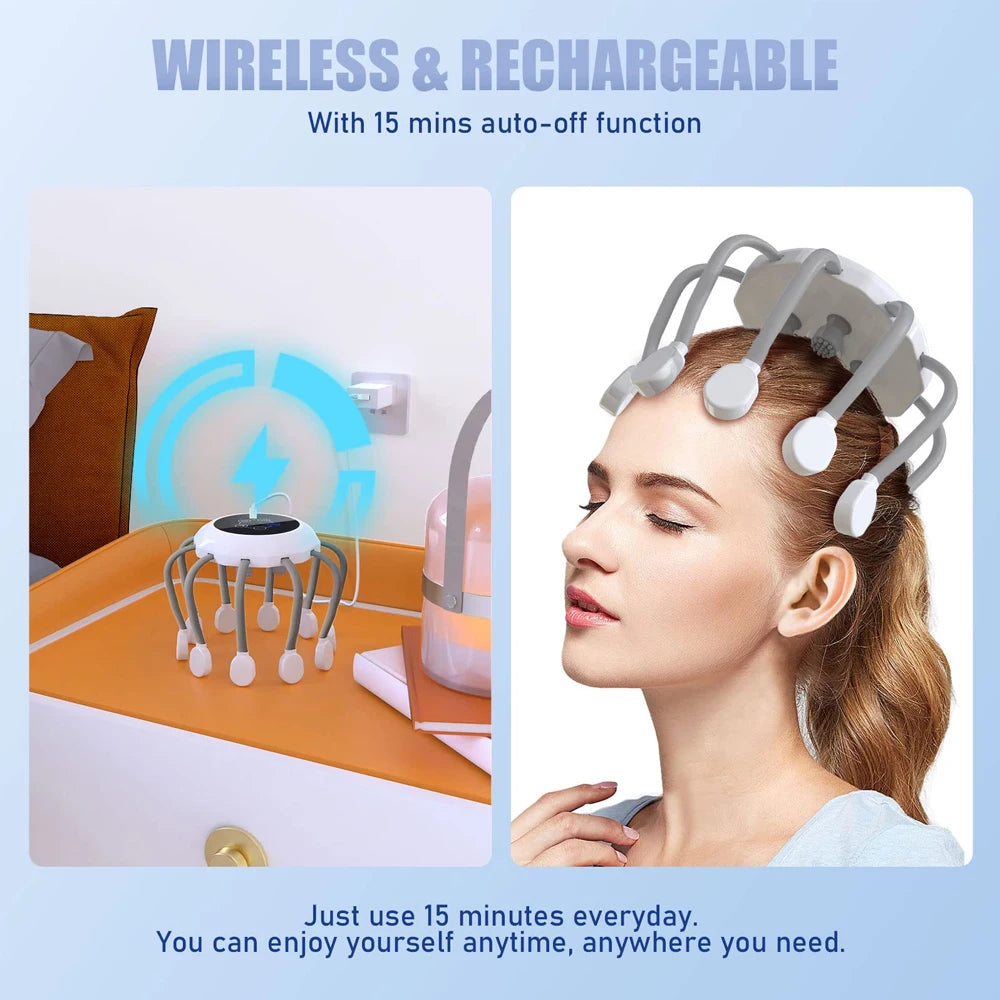 Rechargeable Electric Scalp Massager