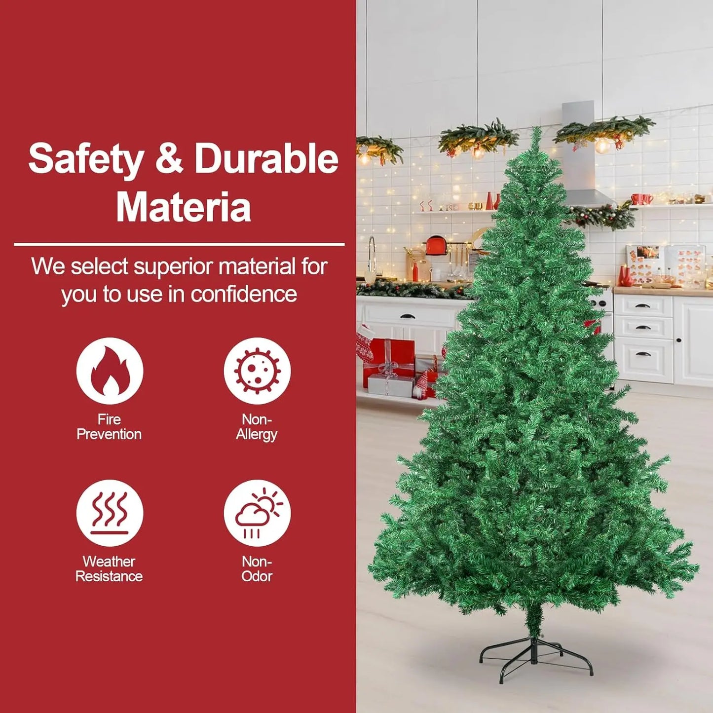 7FT 1000 Branch Artificial Christmas Tree