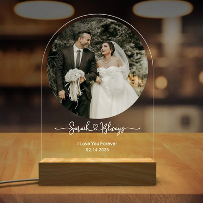 Custom LED Photo Engagement Frame