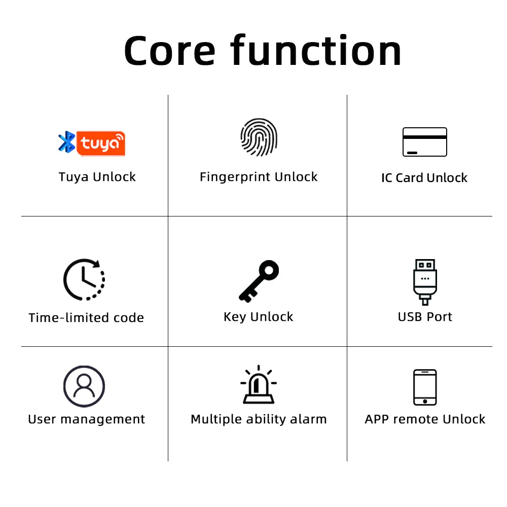 RAYKUBE Smart Fingerprint Door Lock