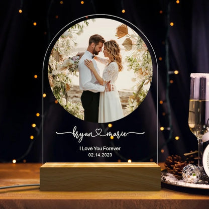 Custom LED Photo Engagement Frame